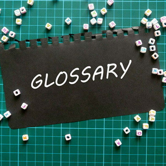 glossary glossary